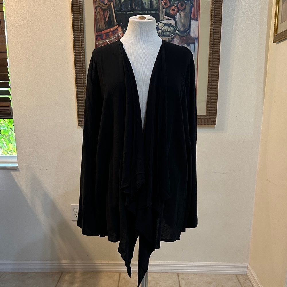 NWT CLICK Color Me Cotton Black Tencel Gauze Women’s Cover Size XXL